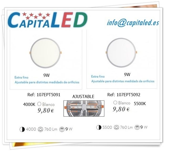 2.1.3. 121 Dl Emp.Ajustable Red. 9w